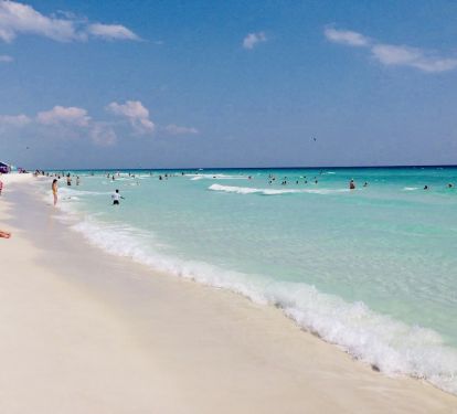 Our beautiful Holiday Beach is only 50 steps away!