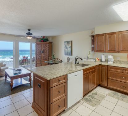 View the water while you are preparing dinner!