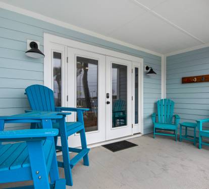 Patio furniture with tables