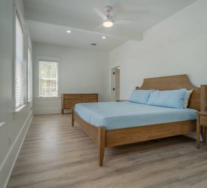 Large primary suite 2 with king bed and ensuite bath
