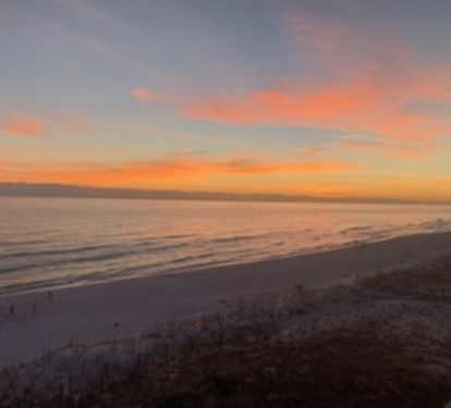 Sunset from balcony