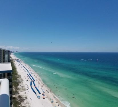 BEACH VIEW FROM BALCONY