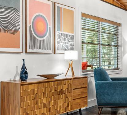 Mid Century Touches Throughout