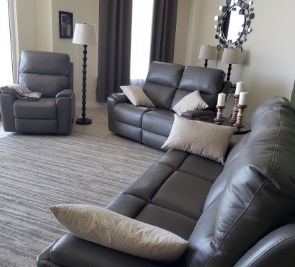 Living room facing gulf