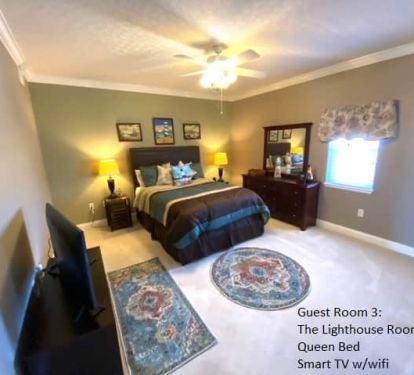 Guest Room 3 - The Lighthouse Room  renteaglesperch.com