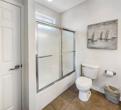 Bathroom with Tub and Shower Combo