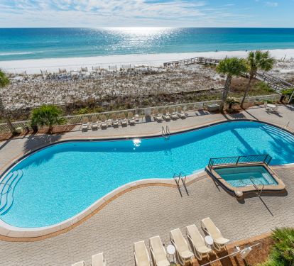 Azure offers TWO pools - splash area - hot tub - fitness room - beach access