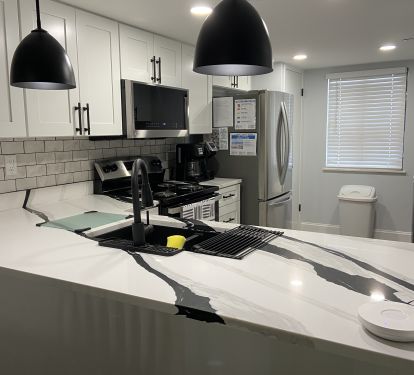 We love our newly remodeled kitchen.