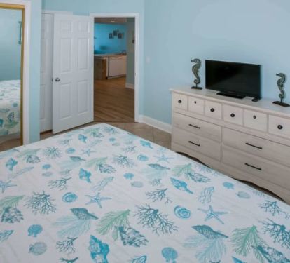 Watch TV from guest bed