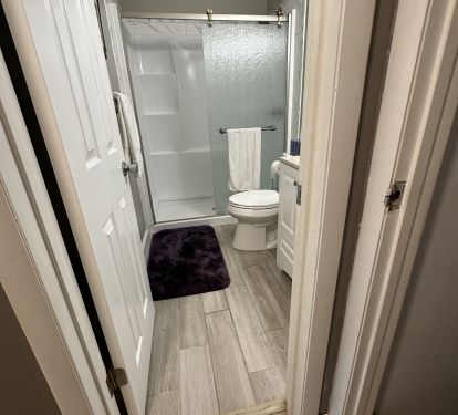 3rd floor bathroom; walk-in shower