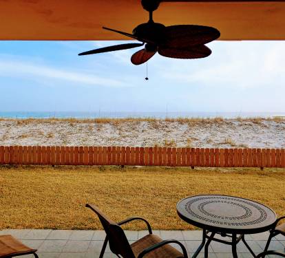Great view of sand dunes and Gulf