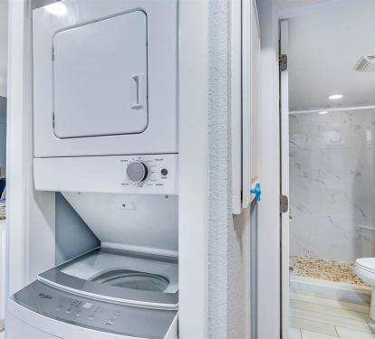 In unit washer/dryer