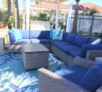 Sectional &amp; Swing
