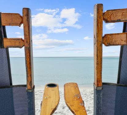Beach Chair Service Included Seasonally (2 Chairs + umbrella)