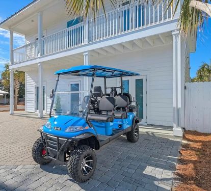 Epic-8 Use Epic's brand new, six seater golf cart to make hauling coolers and toys to the beach a breeze!