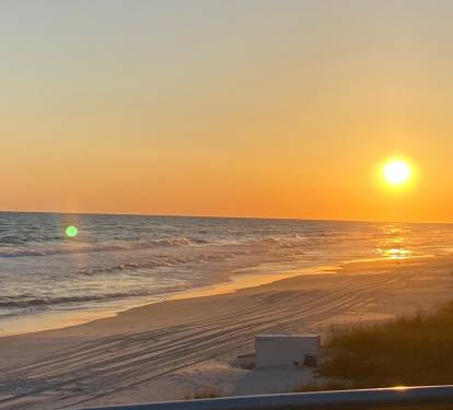 Sunset at the Curve of Pompano and Winston Lane.