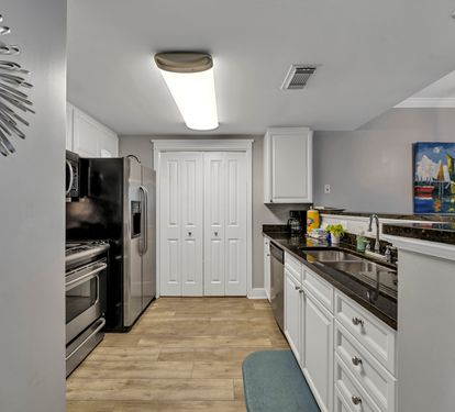 Fully stocked kitchen