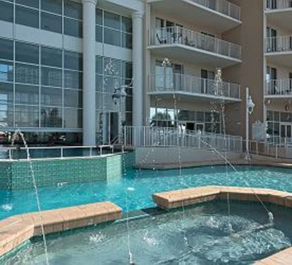 Views of the Outdoor and Indoor Pool at Majestic Sun