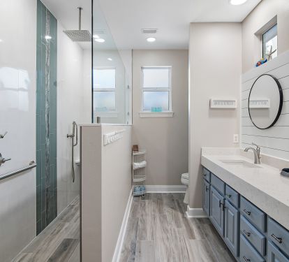 Additional View of Spa like shower.