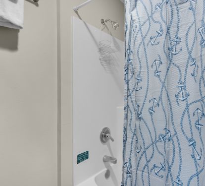 Combination tub shower
