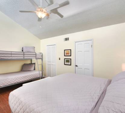 The Loft with King Bed and Bunk Beds