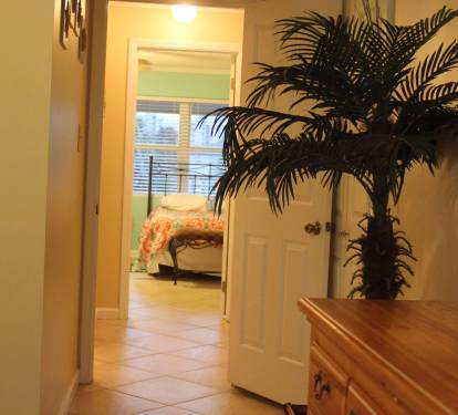 Looking from Master Bedroom to Lagoon Bedroom.
