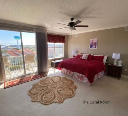 Guest Room 1 - The Coral Room  renteaglesperch.com