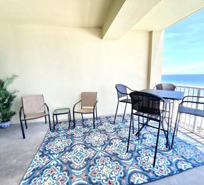 Large balcony, Amazing Gulf Views