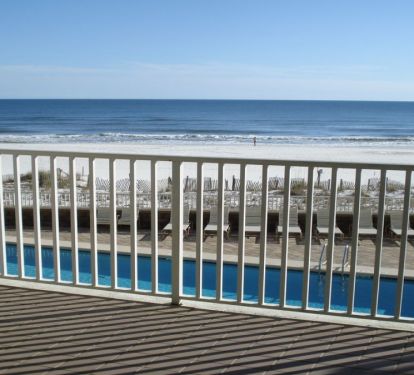 view from our balcony