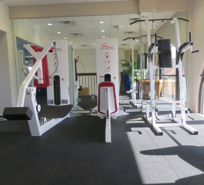 Workoff that extra energy or pounds in the fitness room