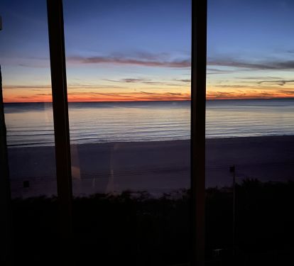 Striking Sunset View from Bedroom