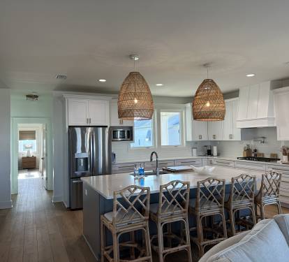 Open Kitchen with Island Seating