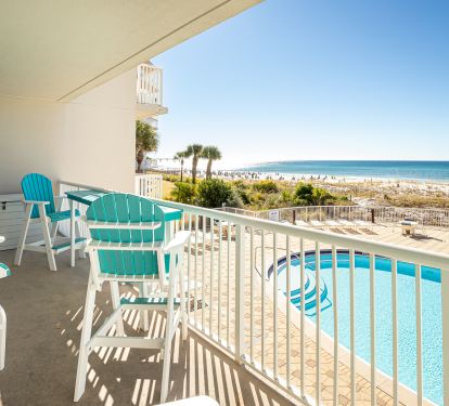 View of the Okaloosa Pier from the balcony 