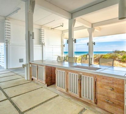 Outdoor/Covered Bar Area with Gulf Views