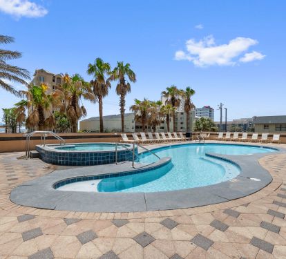 Outdoor Pool and Hot Tub