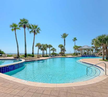Indigo has multiple pools including one that is heated when appropriate.