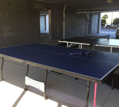 Ping Pong Table for Rainy Days