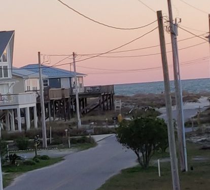 pink evening skies (from balcony)
