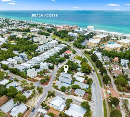 Only .3 miles to the beautiful Blue Mountain Beach! 