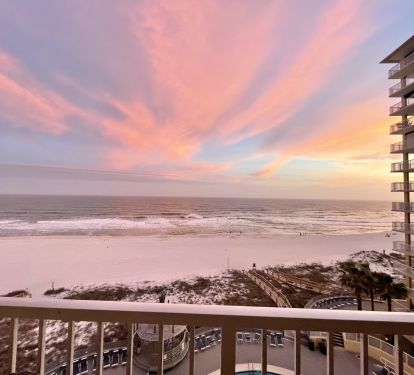 The sky can look magical over the Gulf!