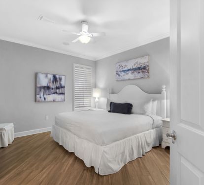 THIRD BEDROOM/ KING BED, DRESSER ANDTV 