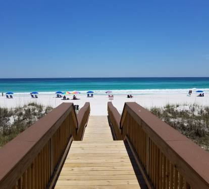 Relax on the pristine beach!