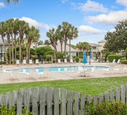 Views of the main community pool