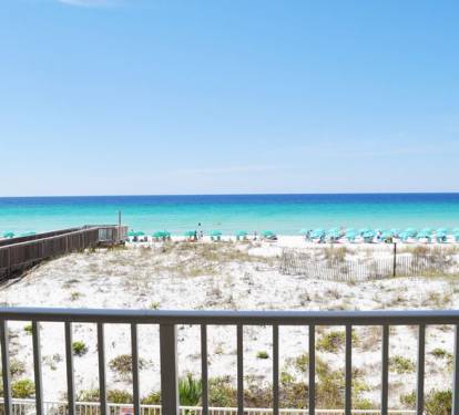 Balcony - 
Gulf Dunes 217 Fort Walton Beach Florida Okaloosa Island Vacation Rentals