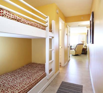 Hallway Bunk Beds - 
Gulf Dunes Resort Unit 107 Okaloosa Island Florida