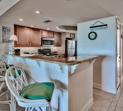 View into the kitchen