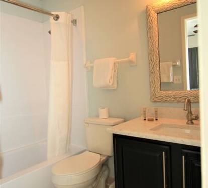 Attached bathroom on the second bedroom