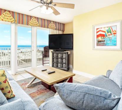 Living Room - 
Sea Dunes Resort Okaloosa Island Fort Walton Beach