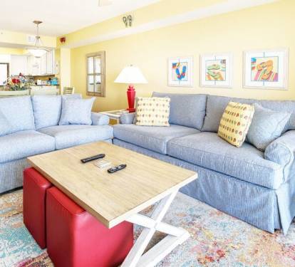 Living Room - 
Sea Dunes Resort Okaloosa Island Fort Walton Beach