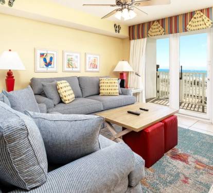 Living Room - 
Sea Dunes Resort Okaloosa Island Fort Walton Beach